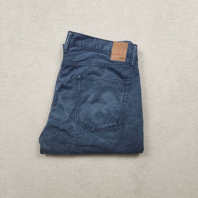 Gap 1969 Herren Jeans Hose W35 L34 Stoff Blau Slim Straight Gerade Baumwolle