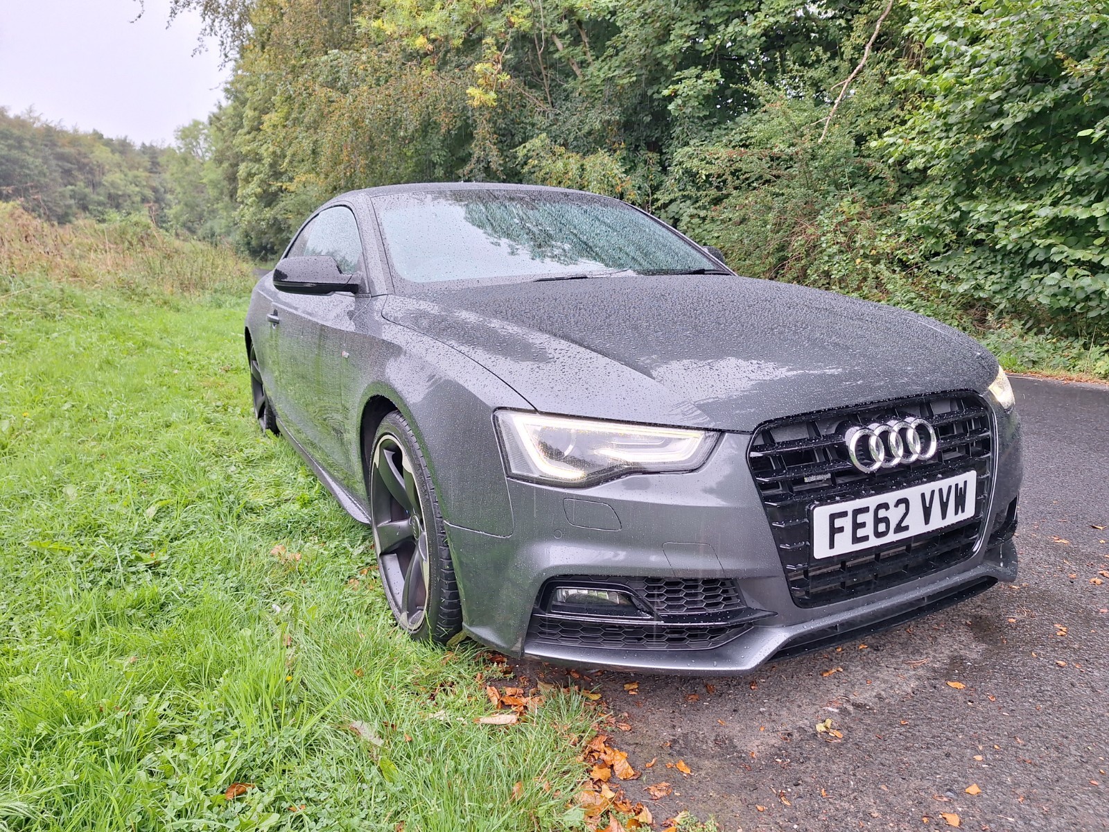 2012 Audi A5 Quattro TDI, Black Edition Coupe, immaculate in Metalic Grey.