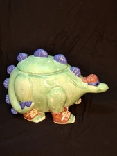 Vintage Coco Dowley Stegosaurus Sneakers Sunglasses Cookie Jar Cool Dude 