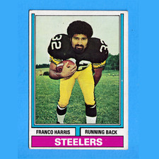 1974 Topps Franco Harris #220 VG-EX (no creases), Pittsburgh Steelers Football