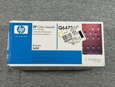 HP Q6472A Yellow Toner Print Cartridge For Color LaserJet 3600 Hewlett Packard