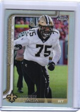 2025 Topps Chrome Taliese Fuaga Silver Refractor #219 Saints