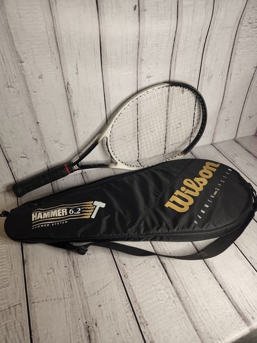 WILSON HAMMER 6.2 Tennis Racket. Includes Racket Case - Picture 3 of 12
