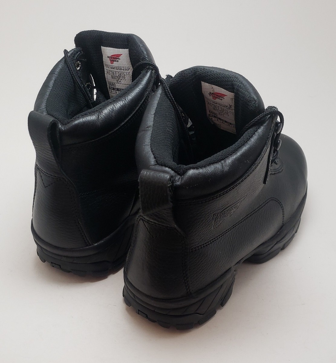 Mens Red Wing 6680 Hiker Elect Hazard Waterproof Black Steel  display picture 2