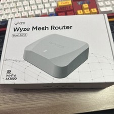Wyze AX3000 Dual-Band Wi-Fi 6 Mesh Router - White - One Pack