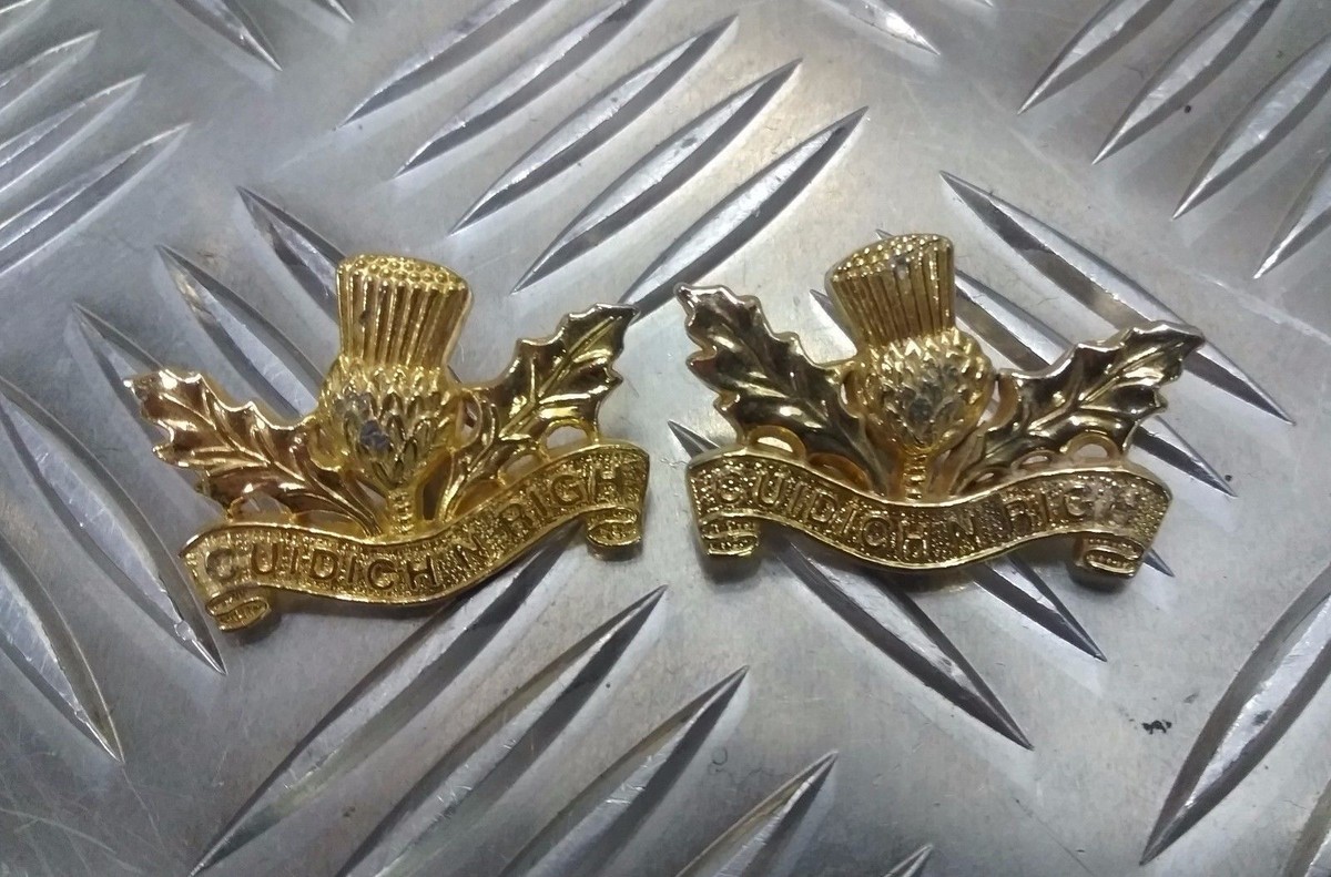 British Army Collar Dogs & Lapel Insignia Badges - Assorted Styles, Sold In Pairs