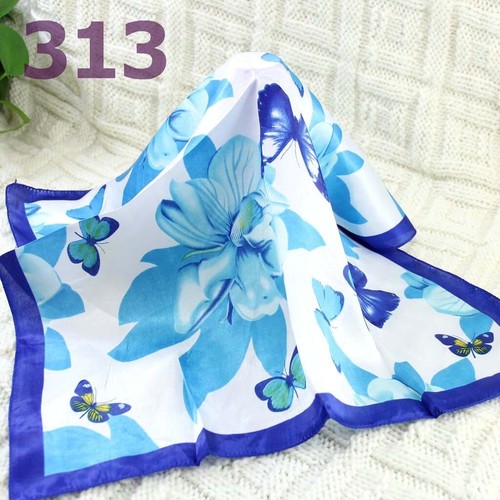 New Women Ladies Elegant Small square Scarves Silk Office Kerchief Scarf 50*50CM - Picture 154 of 170