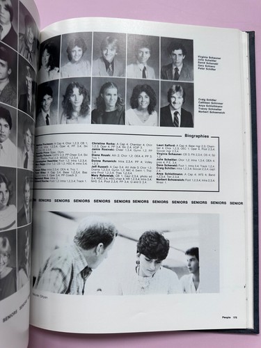 VTG 1984 Downers Grove North High School Yearbook Illinois Genealogy Use - Picture 9 of 21