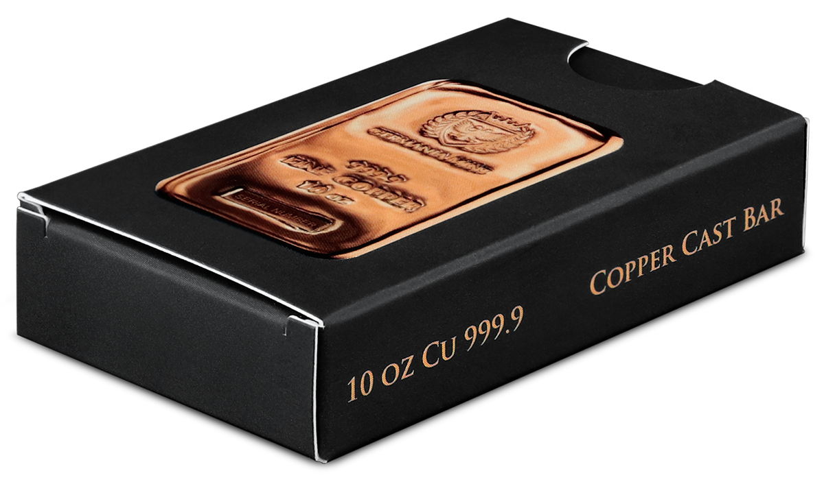 10 oz Germania Mint Copper Bar - 999.9 Fine | eBay
