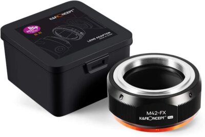 K&F Concept Lens Adapter for M42 Lens to Fujifilm Fuji X FX Mount Cameras Body