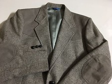 MINT Pendleton Men's 42 Grey Wool Tweed 2-Button Sport Coat Jacket Blazer