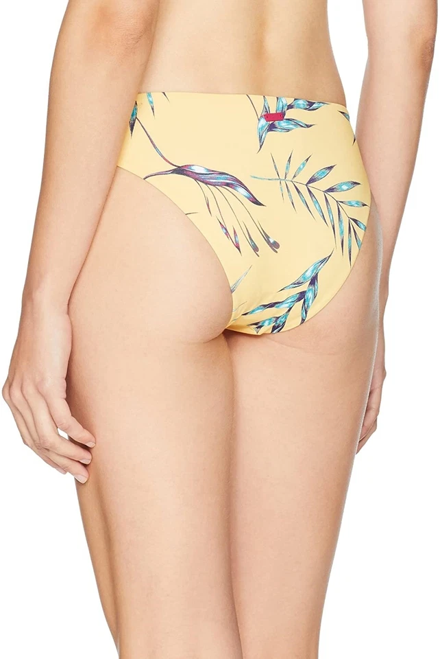 Roupa de banho feminina Roxy 240822 estampada reversível parte inferior do biquíni tamanho P - Imagem 2 de 3