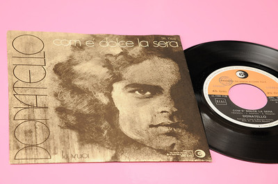 ''DONATELLO 7'''' COM'E' DOLCE LA SERA 1° STAMP AORIGINALE EX !!!!!!!!!!!!''