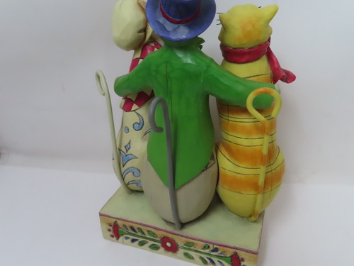 Figura Jim Shore Caroling Cats Navidad Coleccionable Heartwood Creek Sin Caja - Imagen 4 de 4