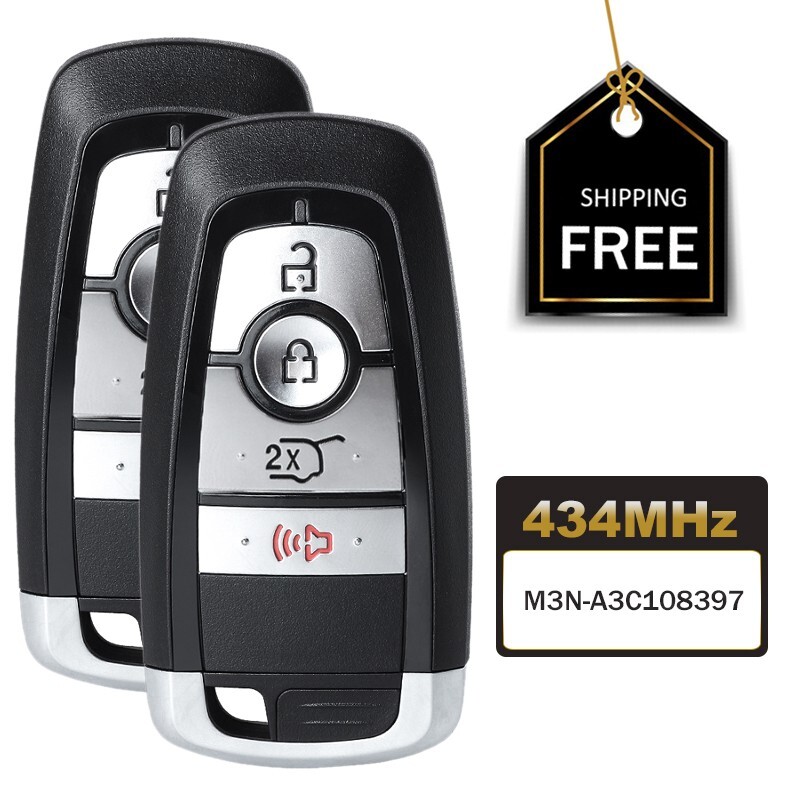 2x Smart Remote Key Fob for 2023 2024 Ford Expedition  M3N-A3C108397 164-R8354