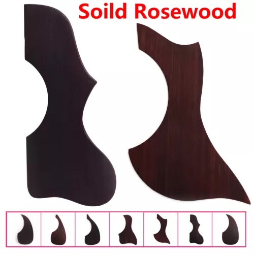 Acoustic Guitar Pickguard Self Adhensive Soild Rosewood 2 MM for 32 inch-41inch