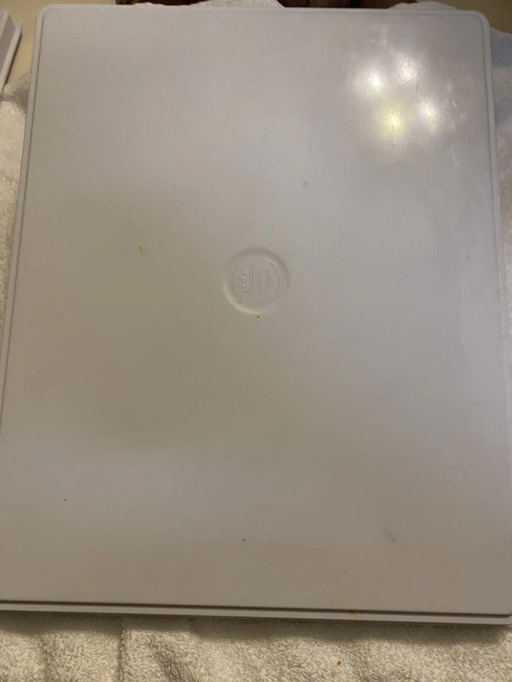  M12152LID-W Modern European 15" x 12" White Melamine Food Pan Lid Foto 2 de 3