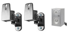 Pair Hidden Wall Mount Swivel Brackets For Polk Audio T15 Bookshelf Speakers