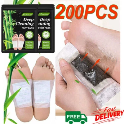 HAILICARE 200/100x Fußpflaster Fusspflaster Fußpflege entgiftungspflaster füße bambu