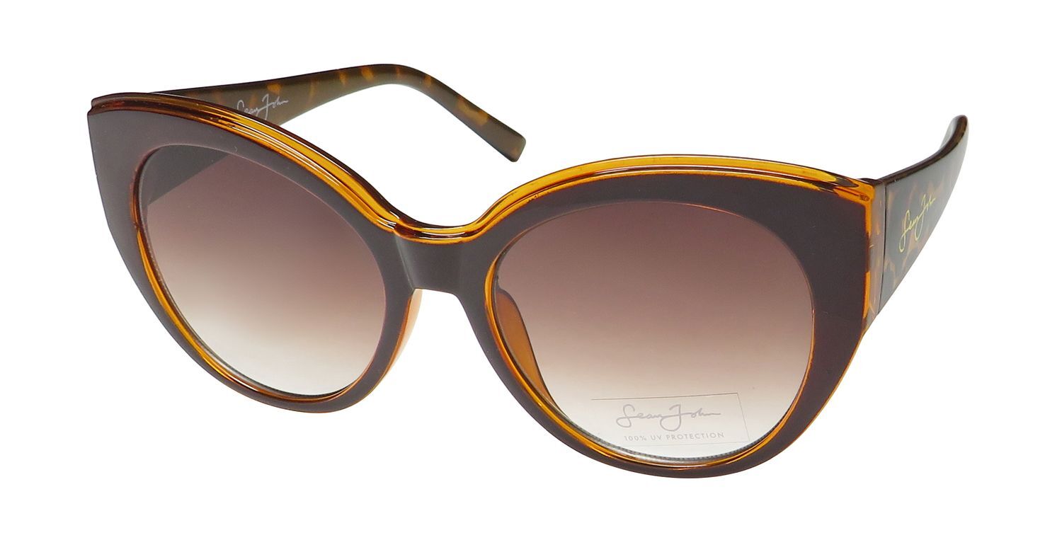 SEAN JOHN SJS2034CE Cat Eye Sunglasses Celebrity Style Ultimate Comfort-image