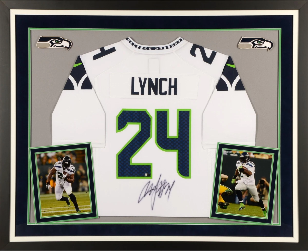 Marshawn lynch deals autographed jersey