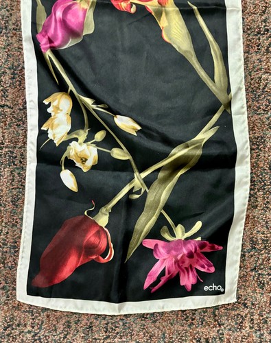 Echo Rectangular Scarf Floral - Picture 3 of 4