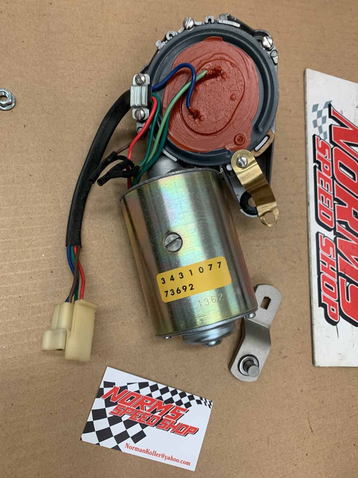Mopar 3 Speed Wiper Motor Variable 197071 E B Body Cuda 3431077 Lever