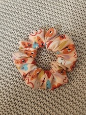 Handmade Hair Scrunchie Heart theme