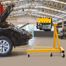 Engine Stand 2000 lbs Motor Hoist Dolly 360 Degree Adjustable Mounting Head