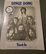 SHEET MUSIC - DINGE DONG - TEACH IN - 1975