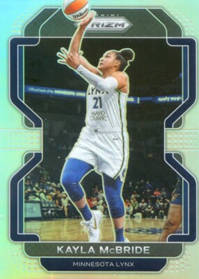 2022 Panini Prizm WNBA KAYLA MCBRIDE #38 SILVER PRIZM LYNX