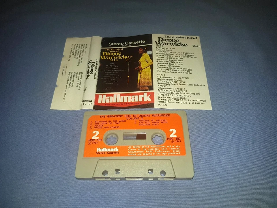 THE GREATEST HITS OF DIONNE WARWICK VOL.2 CASSETTE TAPE ALBUM - Image 2 of 2