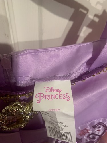 Disney Princess Rapunzel Costume Purple Dress Tangled Child Size Small 4-6 V3 - Picture 6 of 24