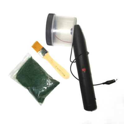 Static Grass Applicator Kit Static Flocking Applicator for Flocking Small Area