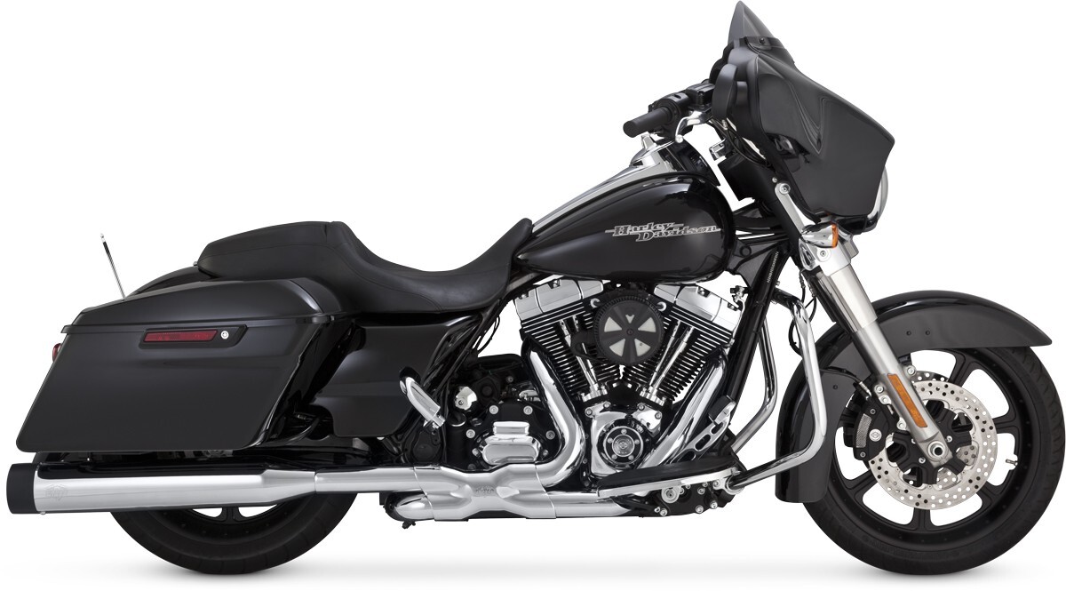 16652 - Vance&Hines OVERSIZED 450 Titan Chrome Slip-On For Touring