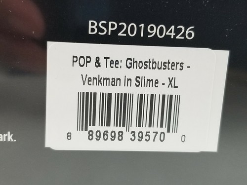 Sdcc 2019 Pop & Camiseta Cazafantasmas Ghostbattle Slimer Vs Venkman Gris XL - Imagen 8 de 8