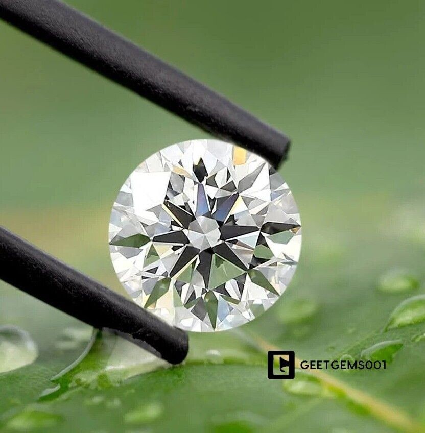 2.45 Ct Natural Lab Certified White Loose Diamond D Grade Round Cut