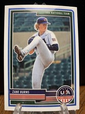 2023 Stars & Stripes Zane Burns Base Card 15U National Team
