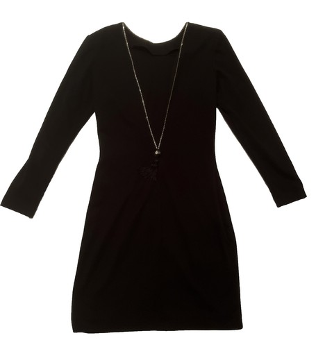 Jersey Knit Black Peplum Dress Tank Gold Zipper Party Little Black Dress Sz S g | eBay Jersey Knit Black Peplum Dress Tank Gold Zipper Party Little Black Dress Sz S g | eBay