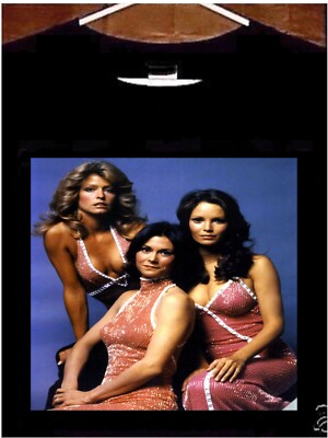 Charlies Angels Retro 70s TV Farrah Fawcett Hawaii Five-O Magnum T Shirt