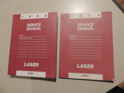 Plymouth Laser  (Mitsubishi Eclipse) 1990 Werkstattbuch Repair Service manual 