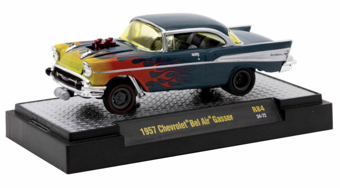 M2 MACHINES 1957 CHEVROLET BEL AIR GASSER DETROIT MUSCLE