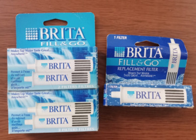 Lot of 5 BRITA Fill & Go Replacement Filters VINTAGE New