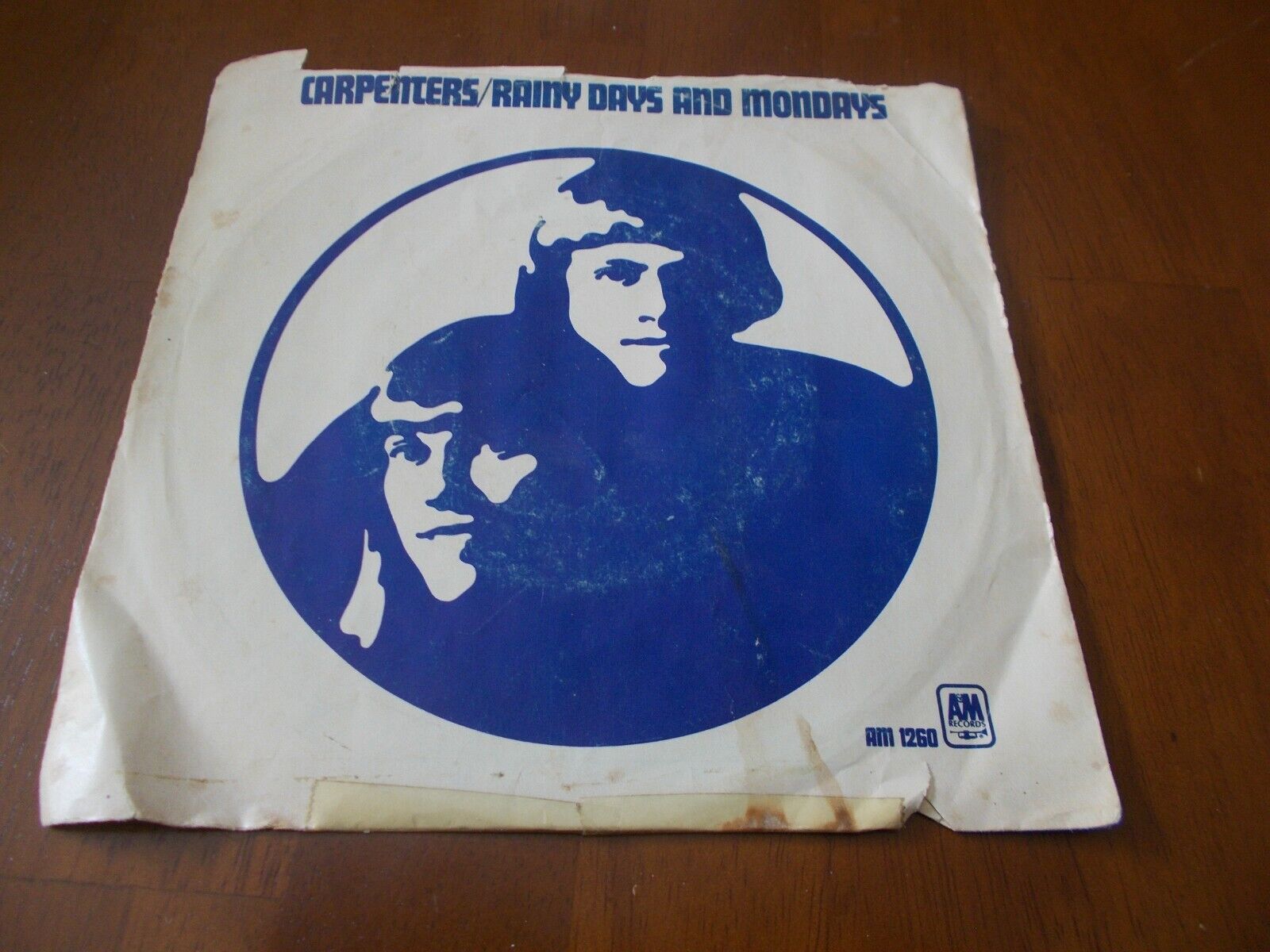 Carpenters – Rainy Days And Mondays/Saturday - 7" 45RPM 1971