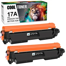 2x CF217A CF219A Toner for High Yield HP 17A LaserJet Pro M102w M102a MFP M130fw
