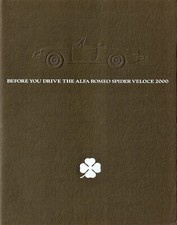 1977 1978 1979 Alfa Romeo Spider Veloce 2000 Deluxe Dealer Sales Brochure