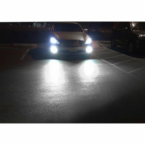 For INFINITI M37 M56 QX56 EX35 FX35 6000K White H8 LED Front Fog Light Bulb 100W - Picture 11 of 12