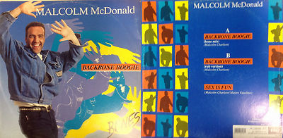 DISC 33 UMDREHUNGEN - MALCOLM MCDONALD - BACKBONE BOOGIE