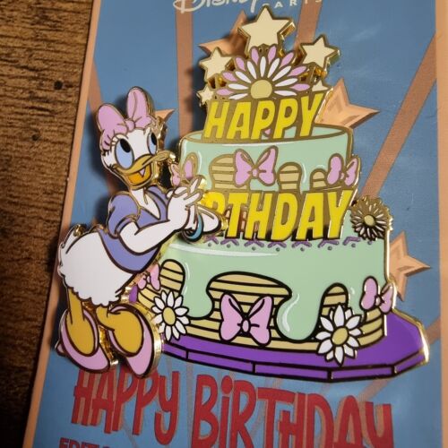 Disneyland Paris Happy Birthday Cake Gateau Limited Edition Disney Pin DLP LE700 - Picture 12 of 16