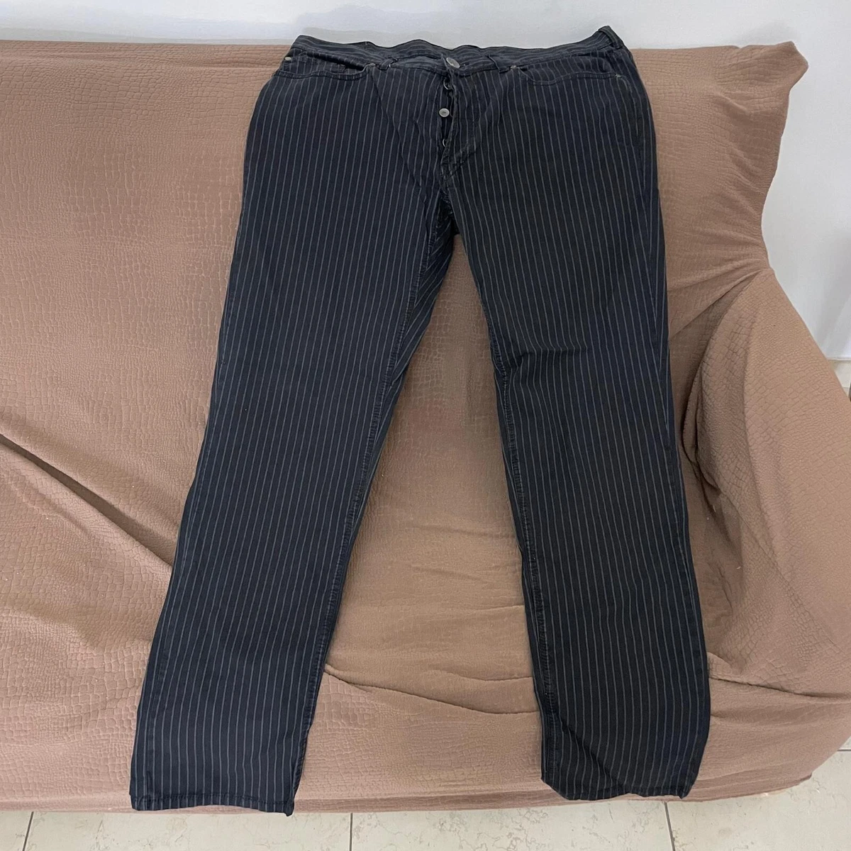 Abito Tommy Hilfiger Chemisier Lungo Plissettato A Righe Da Donna Rif - Foto 4